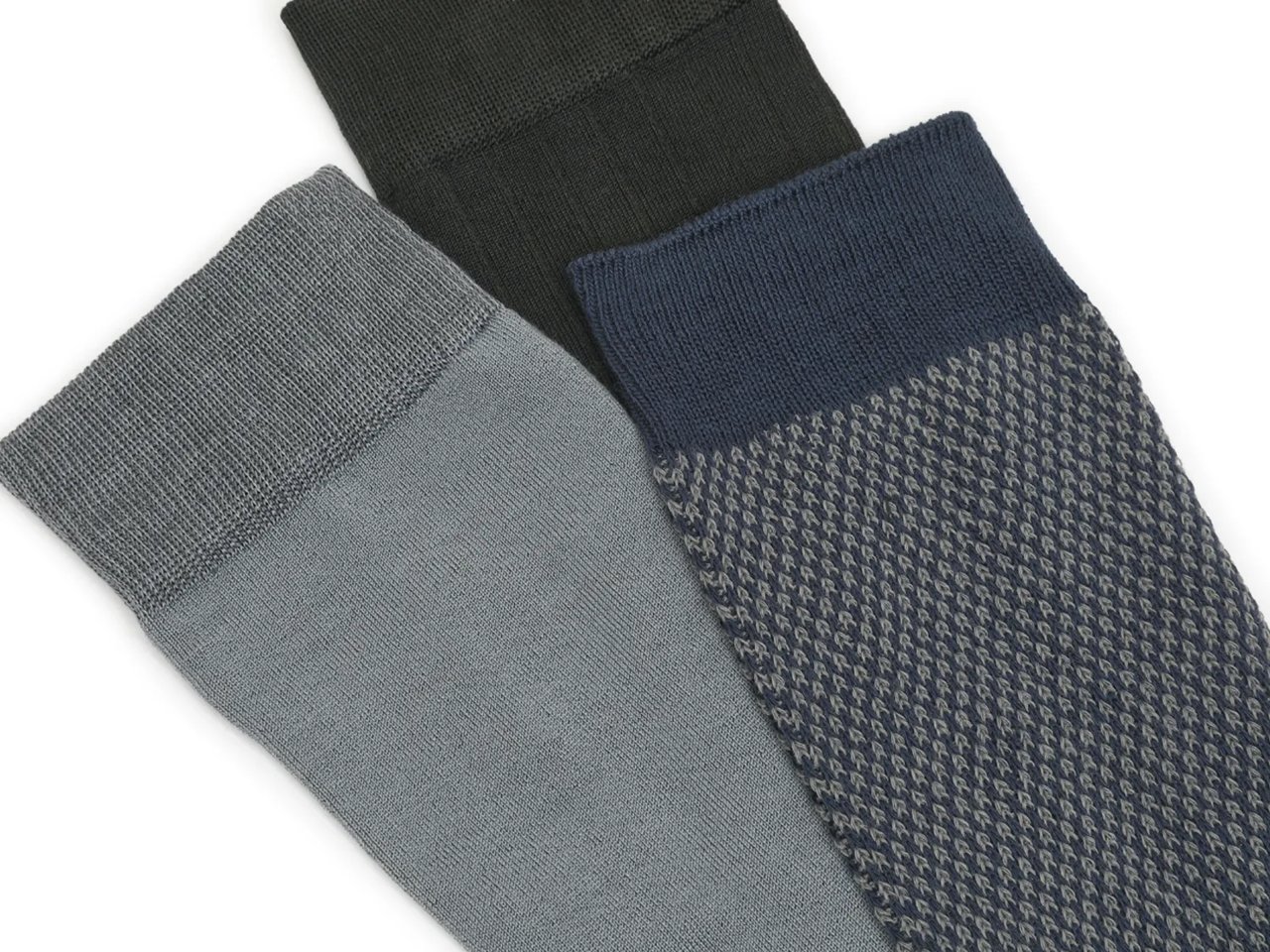 Pick Stitch Supersoft Men's Crew Socks - 3 Pack