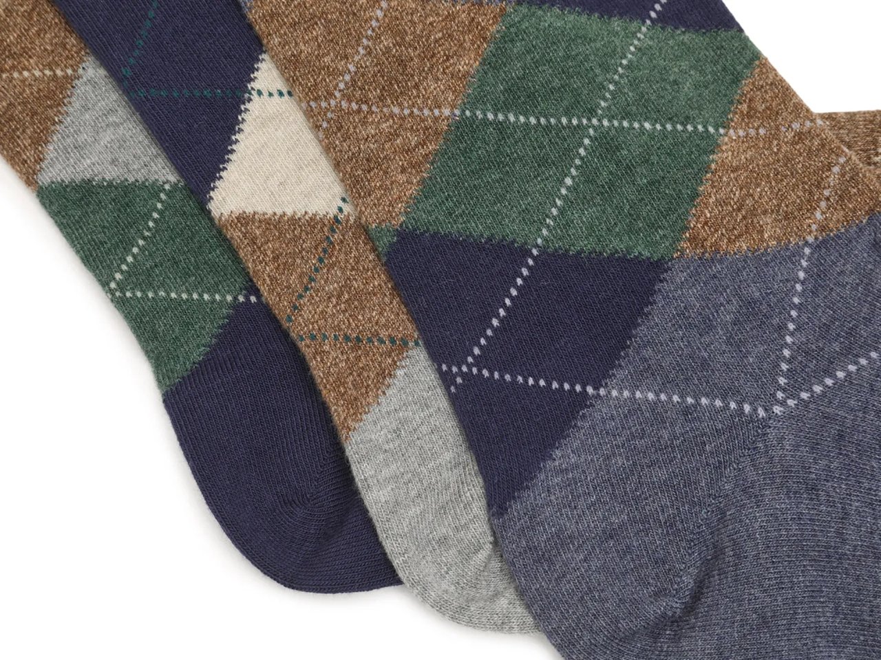 Heirloom Argyle Men's Crew Socks - 3 Pack