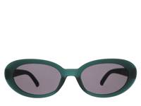 Catching Shade From Dryads Oval Sunglasses Dark Green view