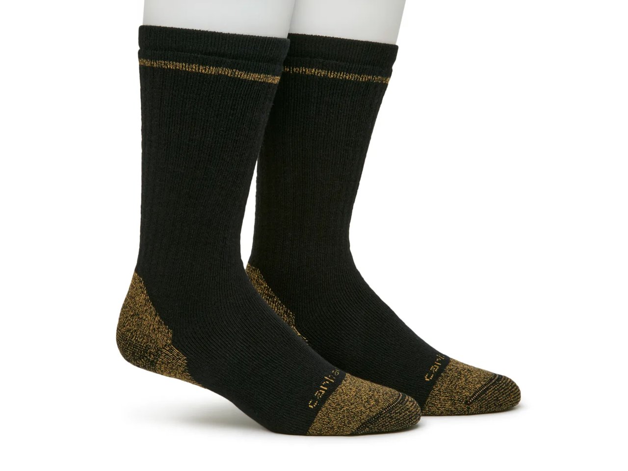 Cotton Blend Men's Work Crew Socks - 2 Pack