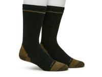Cotton Blend Men's Work Crew Socks - 2 Pack Black view