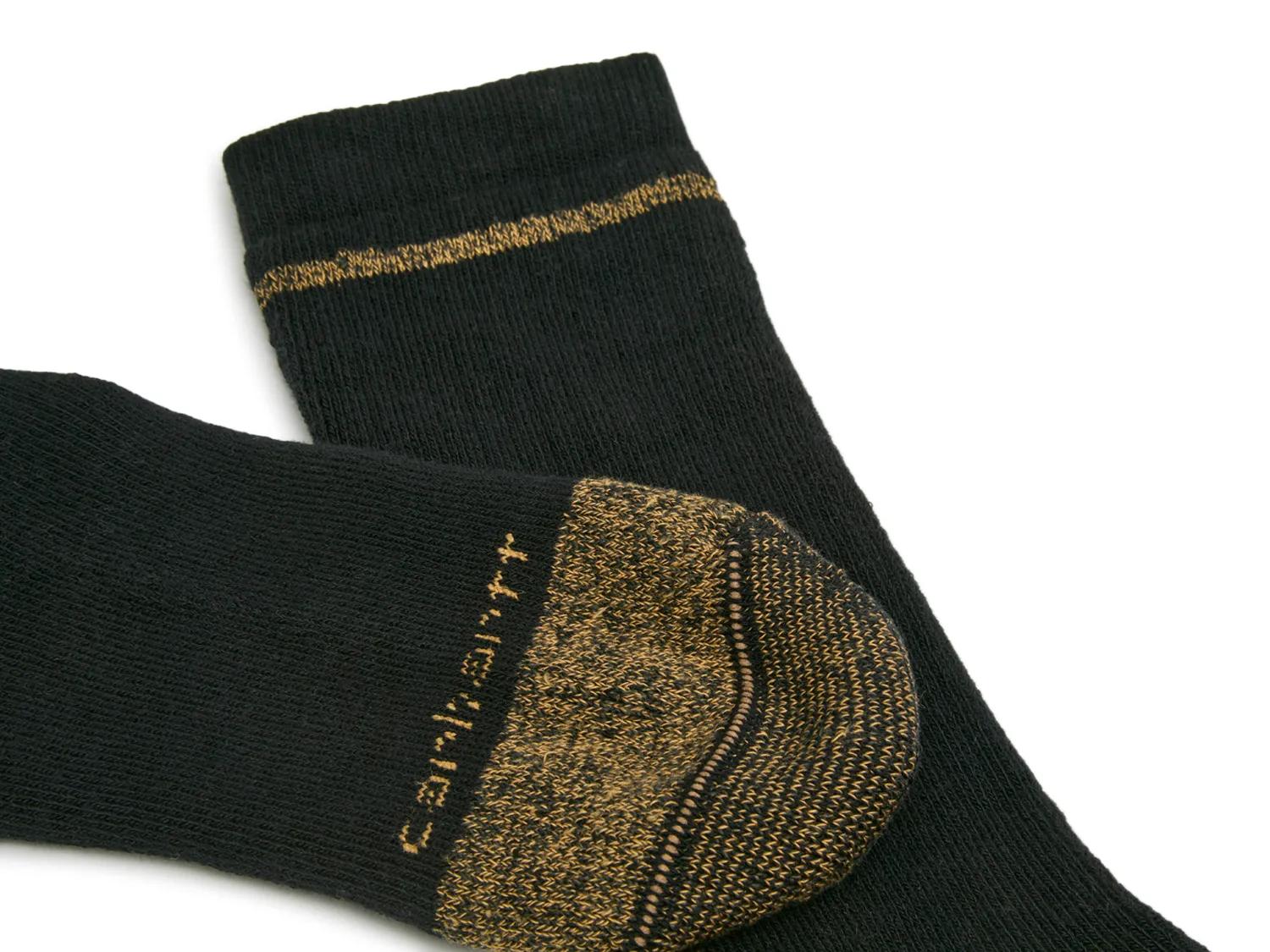 Cotton Blend Men's Work Crew Socks - 2 Pack