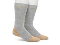 Cotton Blend Men's Work Crew Socks - 2 Pack Grey view