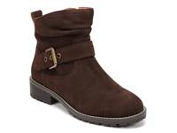 Thrill Bootie Dark Brown Suede view