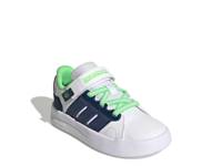 Lightorama Court Light-Up Sneaker - Kids' White/Blue/Green view