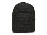 Diamond Quilt Backpack Black view