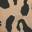 Diamond Quilt Backpack Tan Leopard Print view