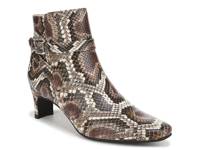 Fawn Bootie Brown Snake Print view