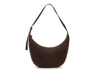 Crescent Shoulder Bag Dark Brown view