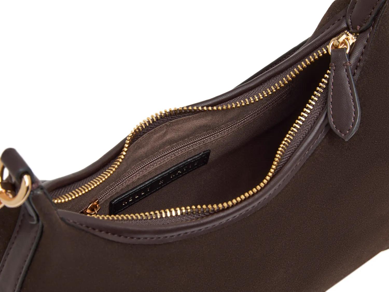Faux Suede Shoulder Bag