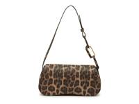 Covered Rings Shoulder Bag Brown Leopard Print view