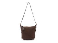 Structured Crossbody Bag Dark Brown view