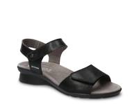 Pattie Wedge Sandal Black view