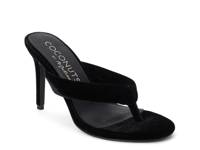 Calvin Sandal Black Velvet view