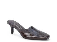 Davey Mule  Espresso Croc Print view