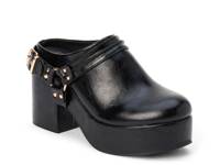 Sawyer Platform Clog Black Synthetic view
