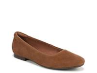Kelly Ballet Flat Chestnut Suede view