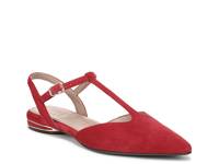 Harlie Flat Red Suede view