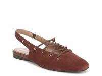 Cove Flat Cappuccino Brown Suede view