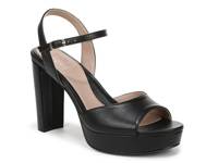 Marigold Platform Sandal Black Leather view