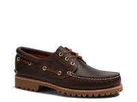 Authentic 3-Eye Lug Handsewn Boat Shoe - Men's Dark Brown view