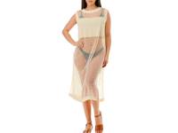 Open Weave Swim Cover Up Beige view