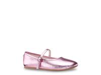 Nicola Mary Jane Flat - Kids' Light Pink Metallic view