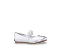 Rozy Mary Jane Flat - Kids' Silver Metallic view