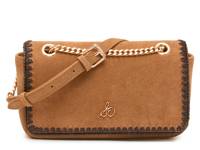 Convertible Flap Suede Crossbody Caramel Suede view