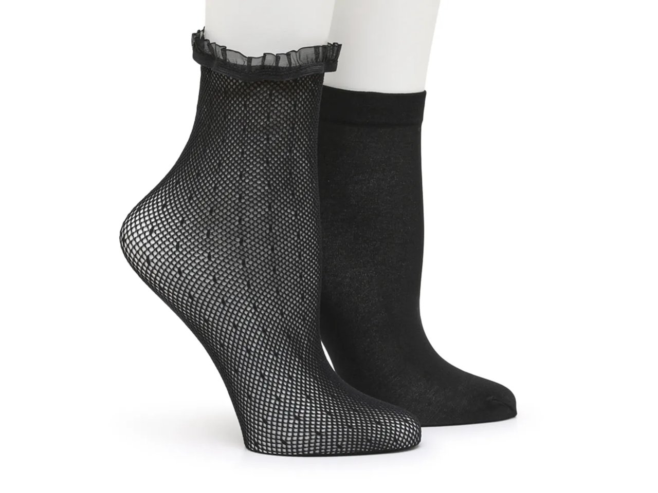 Dot Lace Women's Ankle Socks - 2 Pack