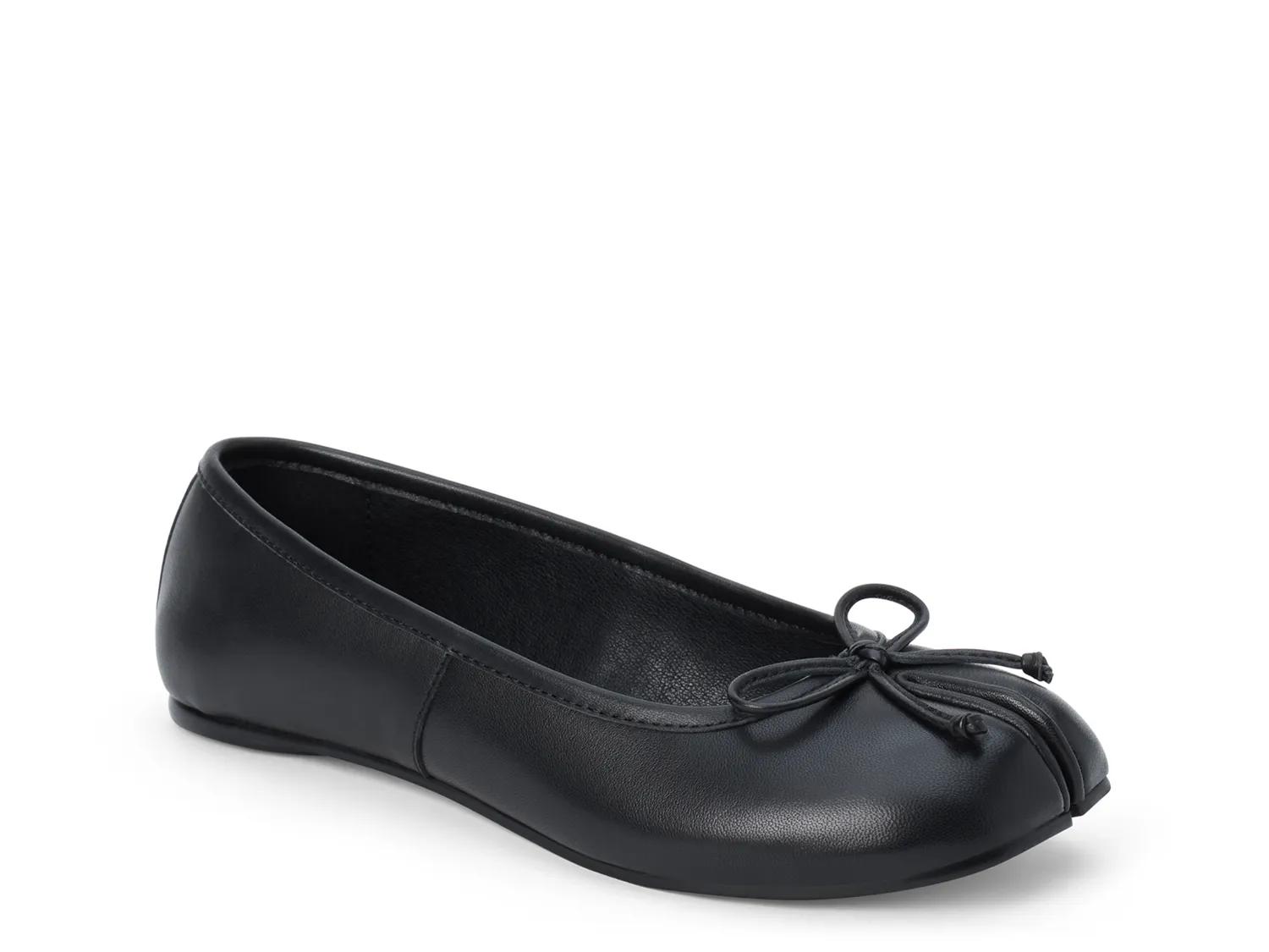 Matisse Mason Split Toe Ballet Flat | Women's | Black Leather | Size 5 | Flats