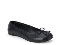 Mason Split Toe Ballet Flat Black Leather view