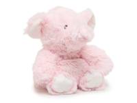 Pink Elephant Warming Stuffed Animal Light Pink view