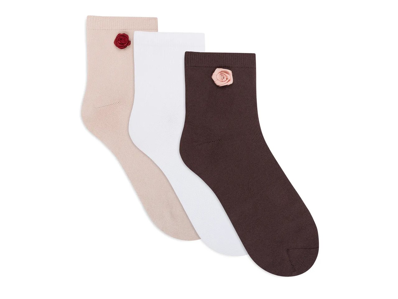 Powder Rosy Women's Quarter Socks - 3 Pack