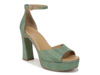 Delphie Platform Sandal Green view
