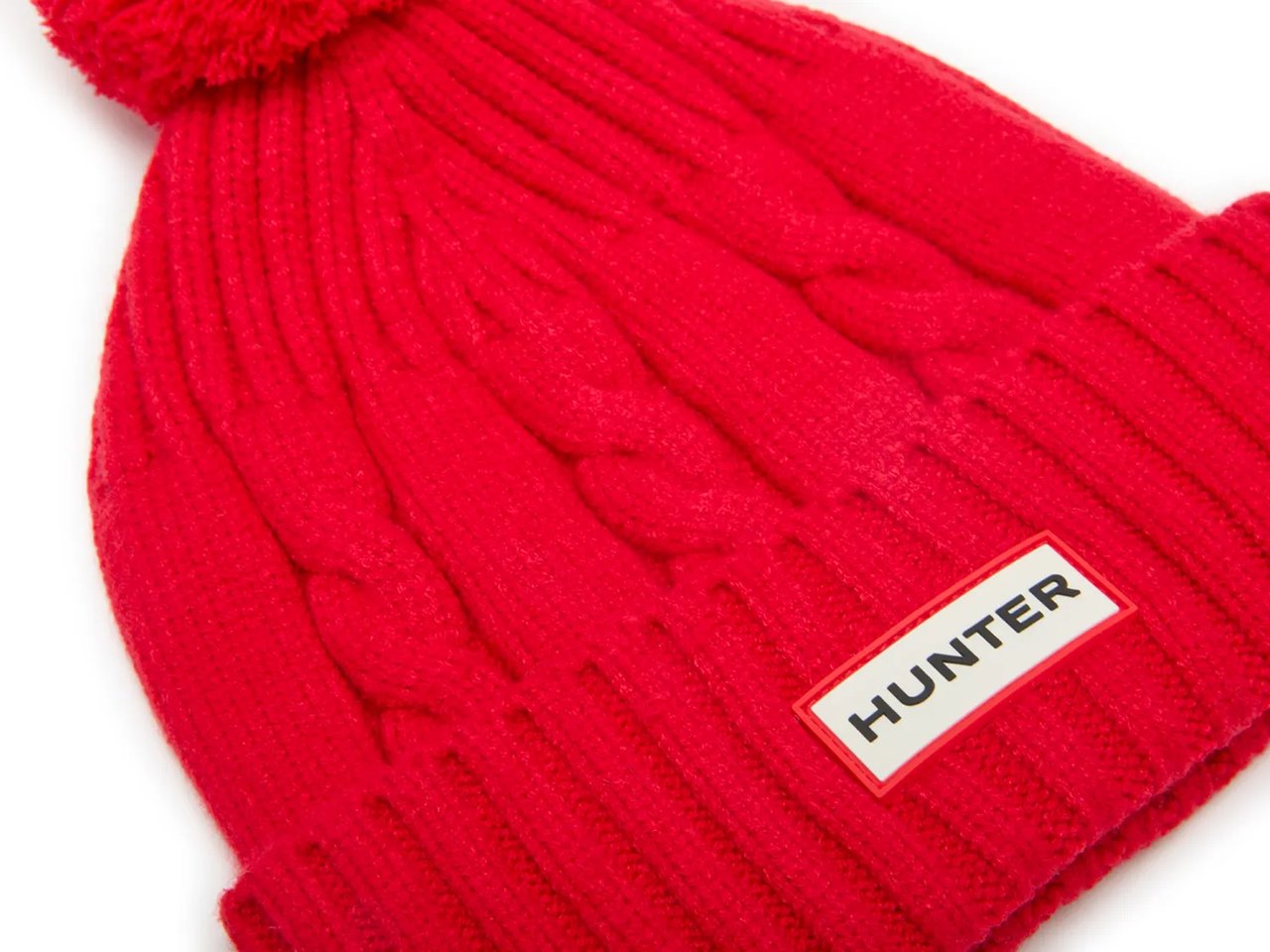 Cable Pom Beanie