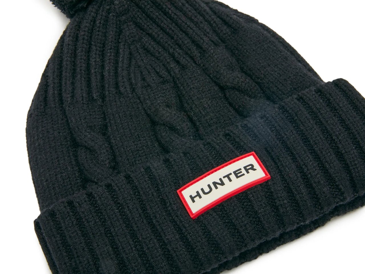 Cable Pom Beanie