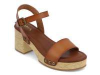 Emelia Platform Sandal Tan view