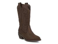 Caela Cowboy Boot Chocolate Brown view