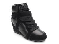 Bopster Wedge Sneaker Black view