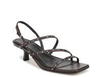 Tania Stud Sandal - Women's Dark Brown Leather view
