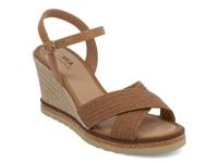 Allisha Espadrille Wedge Sandal Dark Brown view
