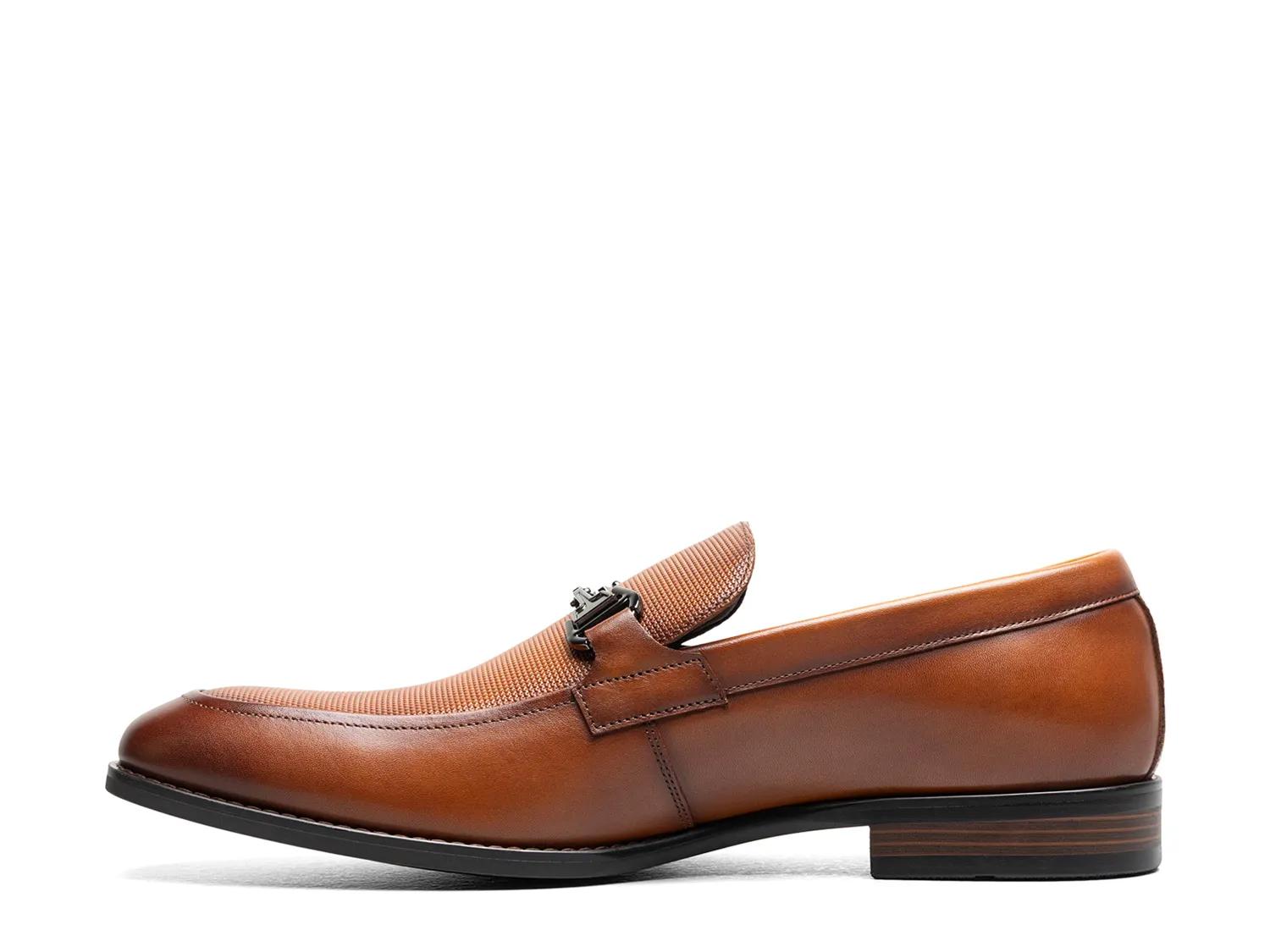 Stacy Adams Shoes Lawton Moc Toe Bit Slip On Cognac Size 7.5 — photo 2