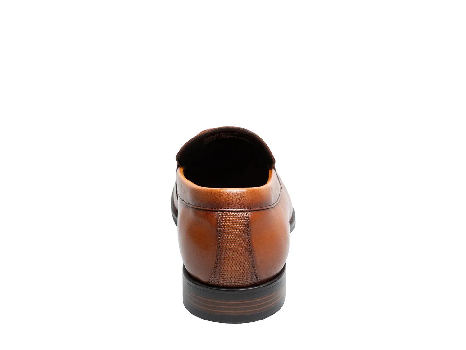 Stacy Adams Shoes Lawton Moc Toe Bit Slip On Cognac Size 7.5 — photo 2