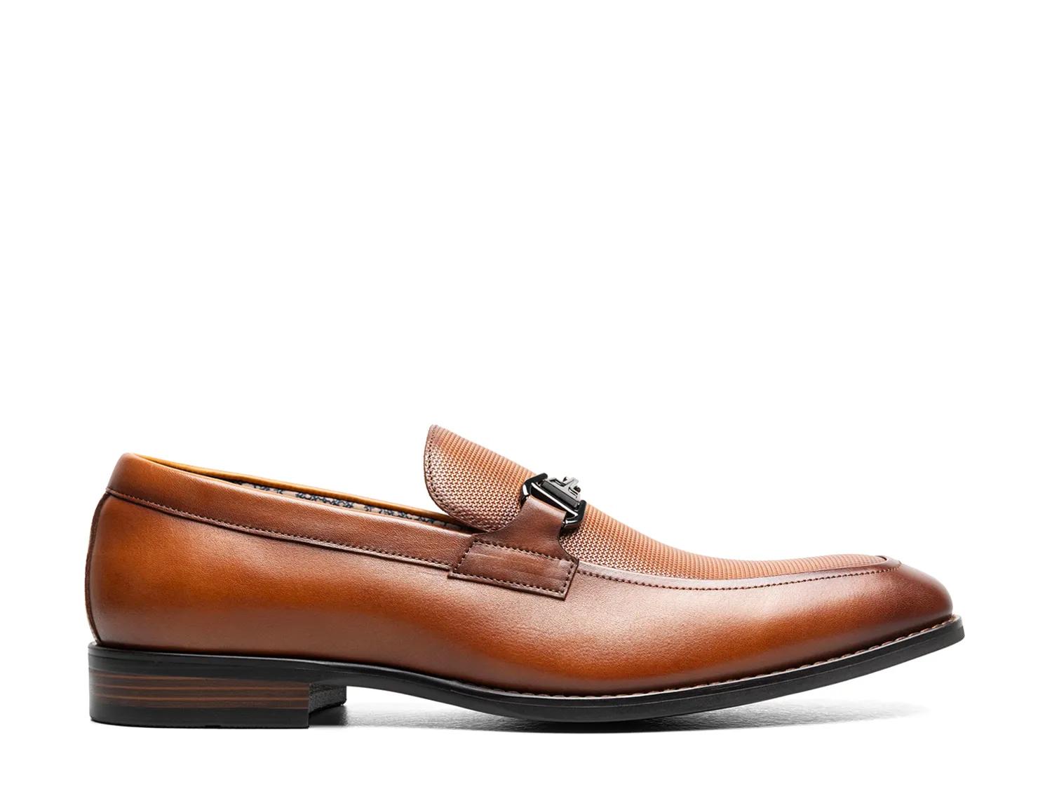 Stacy Adams Shoes Lawton Moc Toe Bit Slip On Cognac Size 7.5 — photo 2
