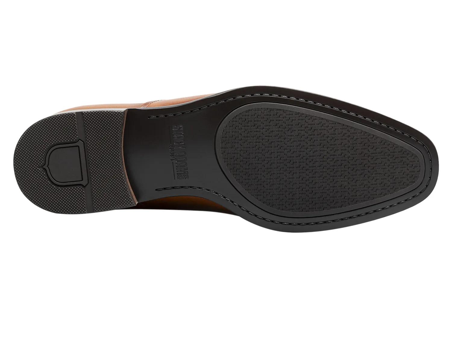 Stacy Adams Shoes Lawton Moc Toe Bit Slip On Cognac Size 7.5 — photo 2