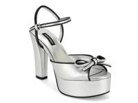Nessle Platform Sandal Silver Metallic view
