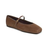 Oriel Mary Jane Flat Dark Brown view