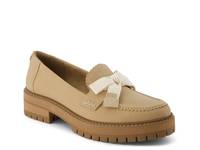 Cara Bow Loafer Taupe view