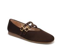 Violet Jane Mary Jane Flat Dark Brown view